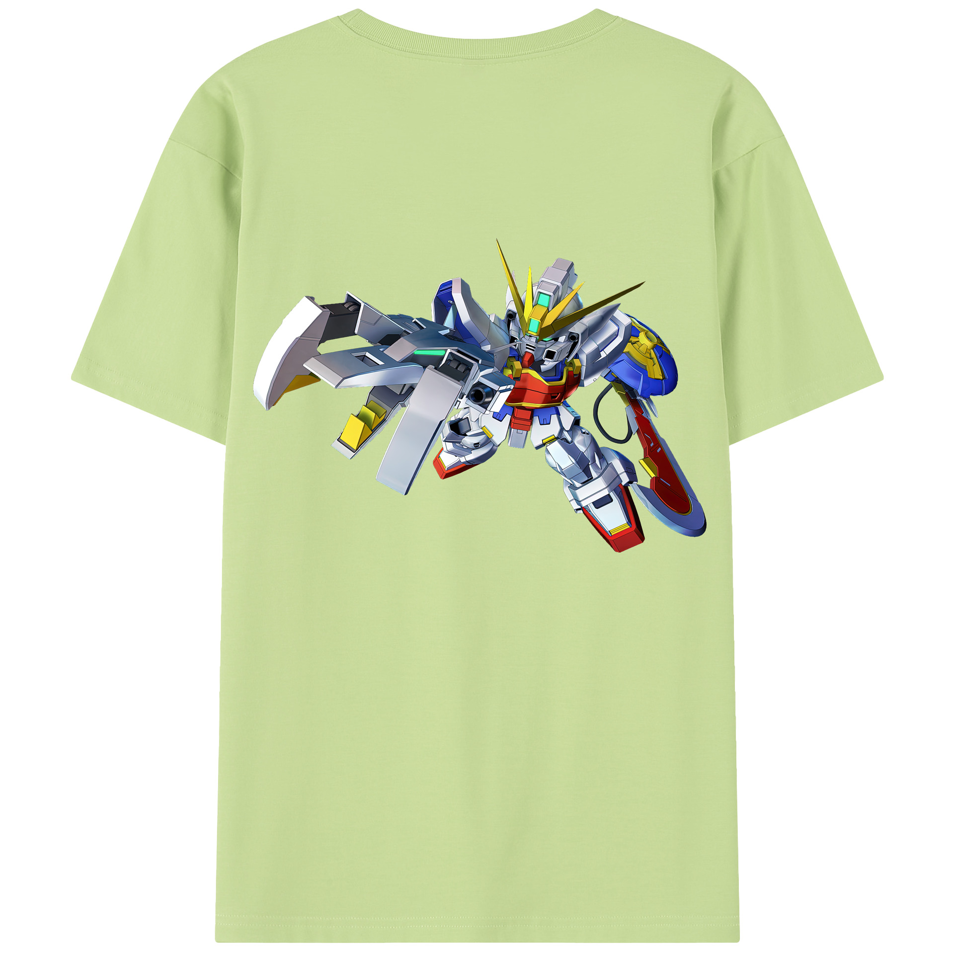 （画像用） 機動戦士ガンダム Mobile Suit Gundam 綿100％半袖Tシャツ（背面プリント）
